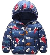 Baby Winter Coat Toddler Hooded Jacket Lightweight Windproof Puffer Coat with Zippers Warm Jacket...